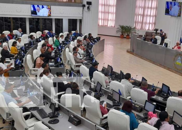 Foto: Sesión parlamentaria en la Asamblea Nacional de Nicaragua / TN8