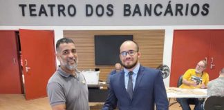 Reunión con Sindicato de los Bancarios en Brasil con el fin de estrechar las relaciones de amistad