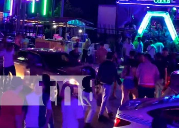 Foto: Se desata batalla campal en la Zona Hippos, Managua / TN8