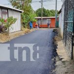 Calles para el Pueblo a cambiar el rostro de 105 barrios de Managua Foto: Nuevas calles para barrios de Managua / TN8