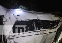 Brutal vuelco dejó varios lesionados en Villa Sandino, Chontales