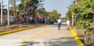 Foto: Nuevas calles en el barrio Hilario Sánchez, en Ciudad Sandino / TN8