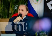 Foto: Presidente Daniel Ortega en acto por el Día Nacional de la Paz en Nicaragua / TN8