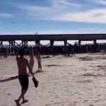 A plena luz del día balacera en playa de Carolina del sur dejó seis heridos