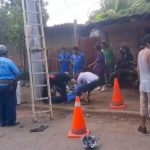 Hombre vivo de milagro en el Reparto Schick