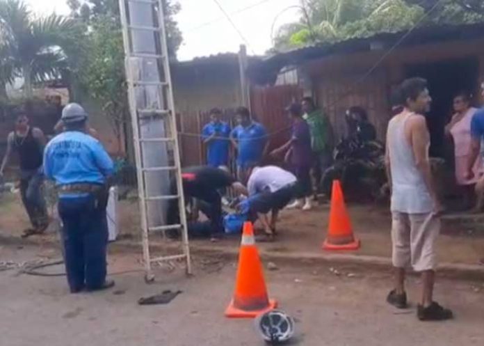 Hombre vivo de milagro en el Reparto Schick