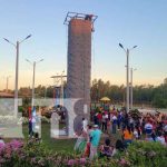 ¡Oye ese Chichigalpa! Estrenan escalador de 9 metros de altura Foto: Escalador de 9 metros es inaugurado en Chichigalpa / TN8