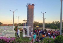 ¡Oye ese Chichigalpa! Estrenan escalador de 9 metros de altura Foto: Escalador de 9 metros es inaugurado en Chichigalpa / TN8