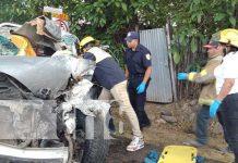 Choque de camioneta y bus deja al menos un muerto en Estelí Foto: Accidente de tránsito deja un muerto en Estelí / TN8
