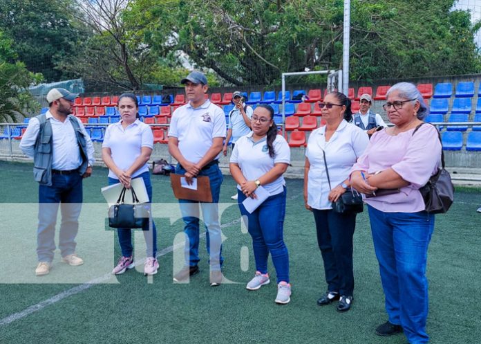 Alcaldía de Ocotal continúa mejorando espacios deportivos para la juventud y niñez