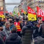 Nueva protesta en Francia confirma el amplio rechazo a la reforma jubilatoria Salen a las calles de Francia nuevamente en protesta a la reforma jubilatoria