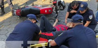 Foto: Motorizados salen con golpes tras manejar ebrios en Managua / TN8