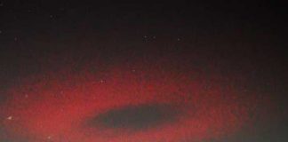 ¿Portal en el cielo? Aparece gigantesco anillo rojo en Italia
