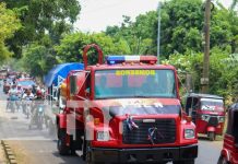 La estación de bomberos número 172 se ubica en Nandasmo, Nicaragua La estación de bomberos número 172 se ubica en Nandasmo, Nicaragua
