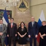Embajadora de Nicaragua recibe visita del Ministro de Osetia del Sur