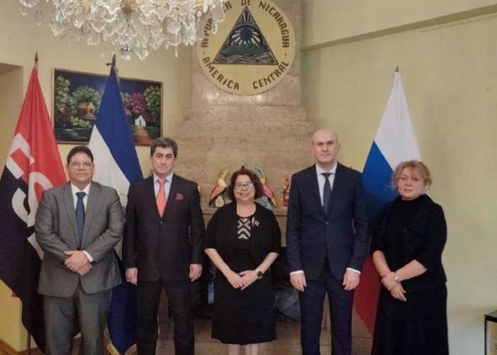 Embajadora de Nicaragua recibe visita del Ministro de Osetia del Sur