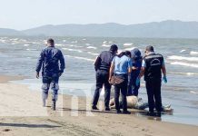 Foto: Hallazgo del cuerpo de una mujer en el Lago Cocibolca, sector de Rivas / TN8