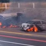 Seis personas murieron carbonizadas tras un brutal choque en México Seis personas murieron carbonizadas tras un brutal choque en México