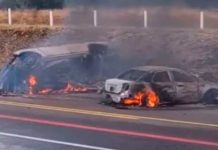 Seis personas murieron carbonizadas tras un brutal choque en México Seis personas murieron carbonizadas tras un brutal choque en México