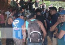Arduo trabajo para rescatar a un minero en Santo Domingo, Chontales Foto: Minero soterrado en Santo Domingo, Chontales / TN8
