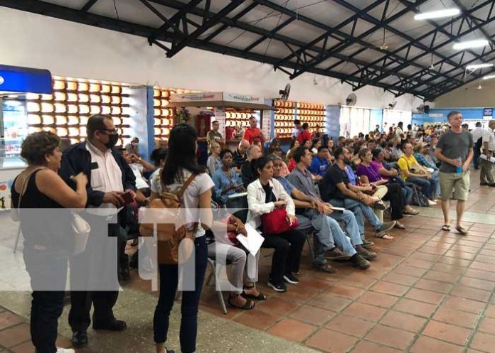 migrac-1 Foto: Atención en las oficinas de Migración de Nicaragua / TN8