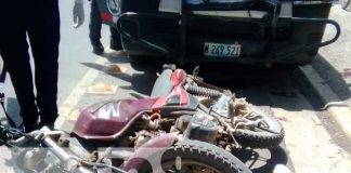 Foto: Brutal muerte de un hombre por microbús en Jinotepe / TN8