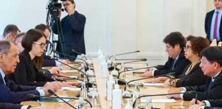 Delegación de Nicaragua en encuentro con Canciller de la Federación Rusa, Serguéi Lavrov