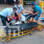 El no mantener la distancia provoca colisión entre motociclistas de Managua Colisión entre motos en el distrito VI de Managua