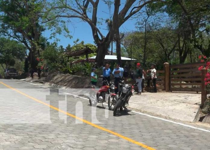 ometepe4 Choque de motocicletas deja a dos lesionados en la Isla de Ometepe