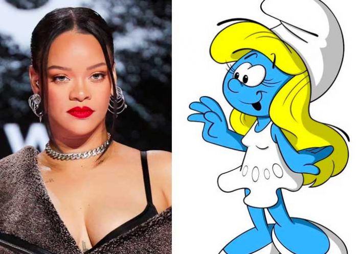 r Rihanna será la voz de Pitufina en el nuevo filme de ‘Los Pitufos’