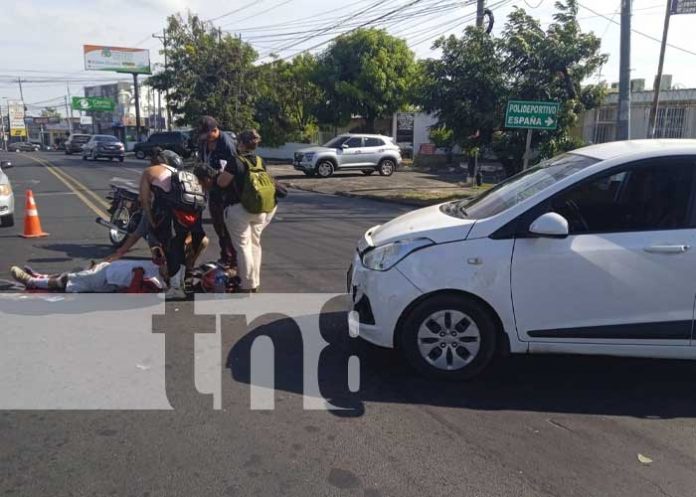 rojo-sema-3 Foto: Anciano con lesiones serias tras accidente en Altamira, Managua / TN8