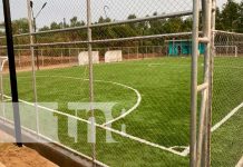 Foto: Cancha sintética de fútbol en Chichigalpa / TN8
