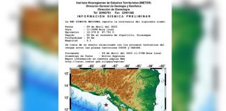 Foto: Sismo en el Occidente de Nicaragua