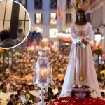 ¡Perdona a tu pueblo señor! Graban momento íntimo de pareja durante la procesión
