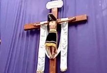 ¿Señal divina? Cristo crucificado movió la cabeza en plena misa en Semana Santa