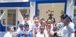 Foto: Reconstruyen colegio que fue destruido por fuertes lluvias en Rivas / TN8