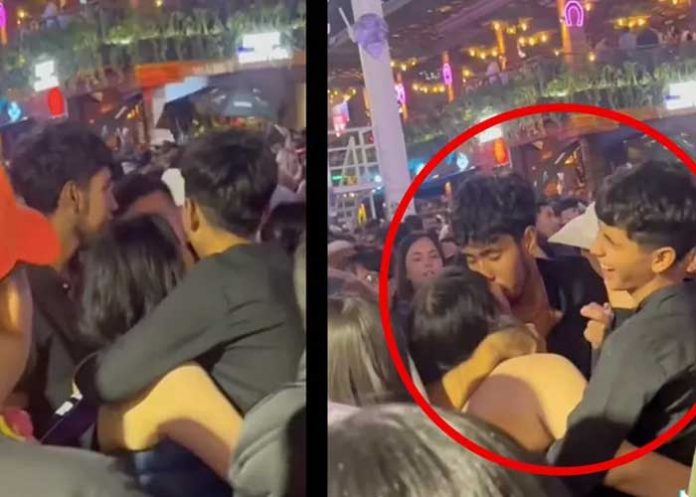 Descarada se besa apasionadamente con el mejor amigo de su novio Video