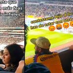 En pleno estadio joven descubre infidelidad de su novia y «se pone a llorar» Una joven le fue infiel a su novio en el Estadio Azteca