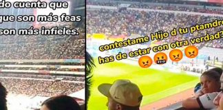 Una joven le fue infiel a su novio en el Estadio Azteca