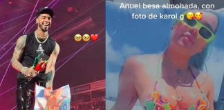 Anuel loco de amor ‘besó’ a Karol G