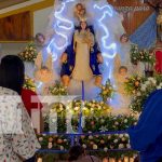 Feligreses en La Libertad le bailan al son de Chicheros a su Patrona