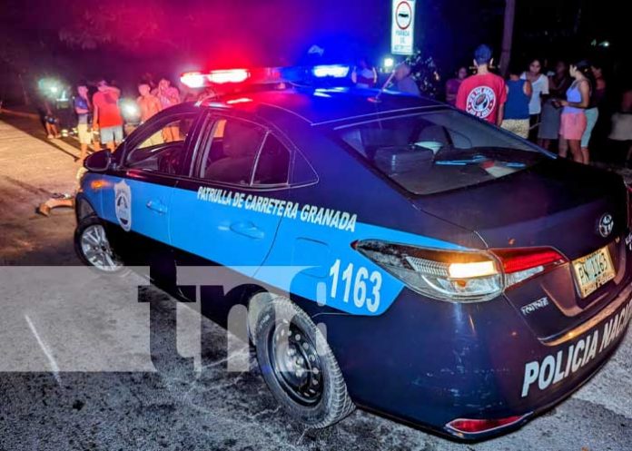 Foto: Supuesta imprudencia peatonal deja sin vida a un hombre en Nandaime / TN8