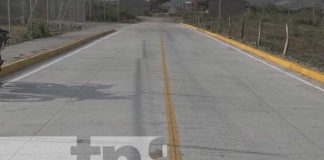 Inauguran 200 metros lineales de calles en el barrio Los Maderos en Matiguás