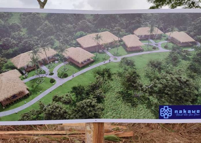 Colocan la primera del Hotel Nakawé, en Río San Juan