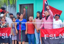 Entregan cinco viviendas dignas y solidarias en Nueva Guinea