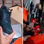 Delincuentes robaron 220 zapatos de una tienda