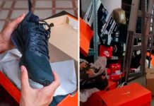 Delincuentes robaron 220 zapatos de una tienda