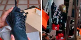 Delincuentes robaron 220 zapatos de una tienda
