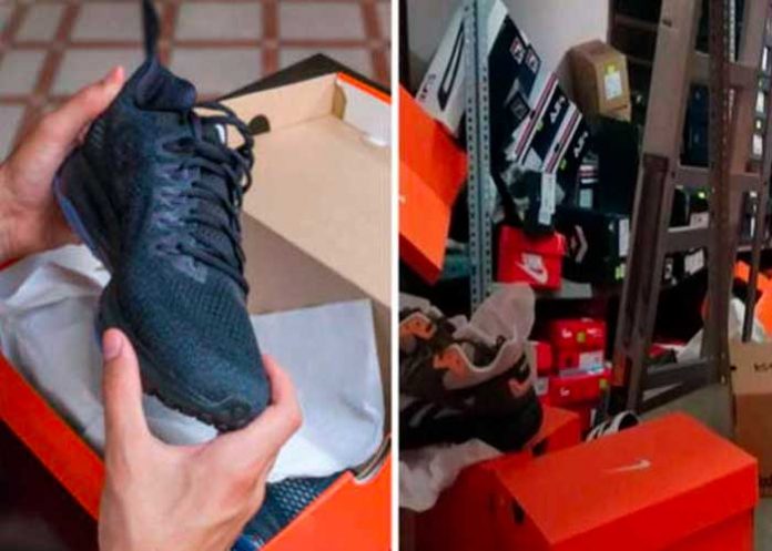 Delincuentes robaron 220 zapatos de una tienda