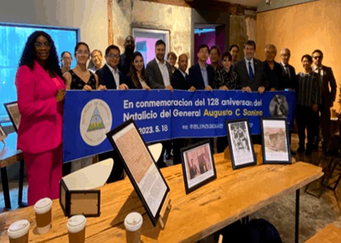 1 Corea conmemora el 128 aniversario del natalicio del General Sandino